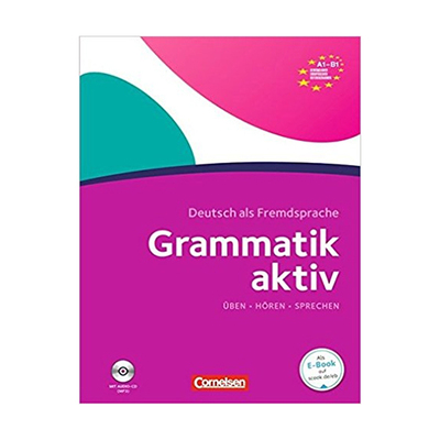 خرید کتاب گرمتیک اکتیو آلمانی Grammatik aktiv: Ubungsgrammatik A1/B1  سیاه و سفید سایز رحلی 