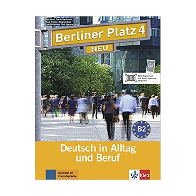 کتاب آلمانی برلینر پلاتز Berliner Platz Neu: Lehr- Und Arbeitsbuch 4 + CD