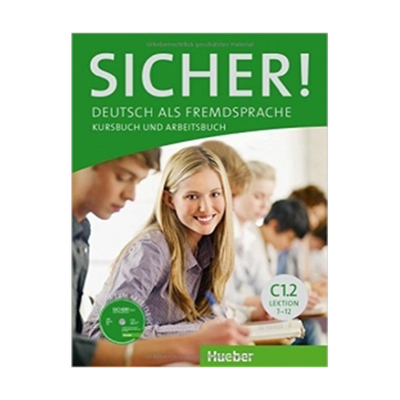 خرید کتاب آلمانی زیشا SICHER ! C1.2 LEKTION 7-12 KURSBUCH UND ARBEITSBUCH + CD
